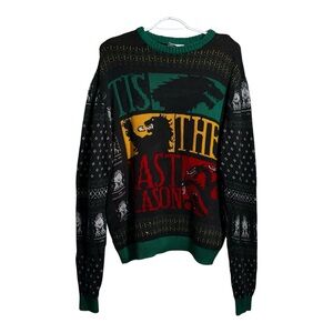 EUC GAME OF THRONES Ugly Christmas Sweater “‘Tis the Last Season” -‎ XL